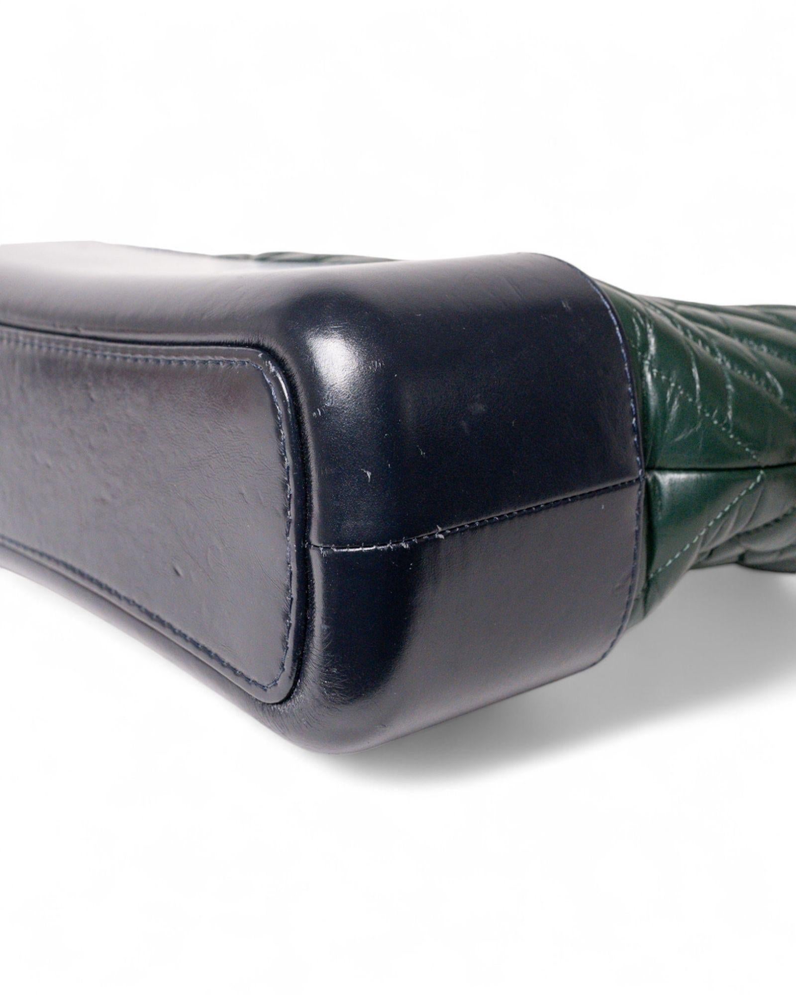 Borsa a spalla Chanel Gabrielle Medium Tricolor Verde For Sale 5