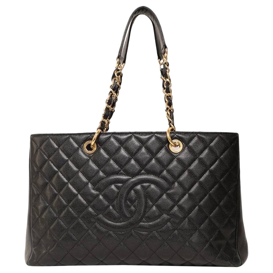 Borsa a Spalla Chanel GST XL Caviar Nera