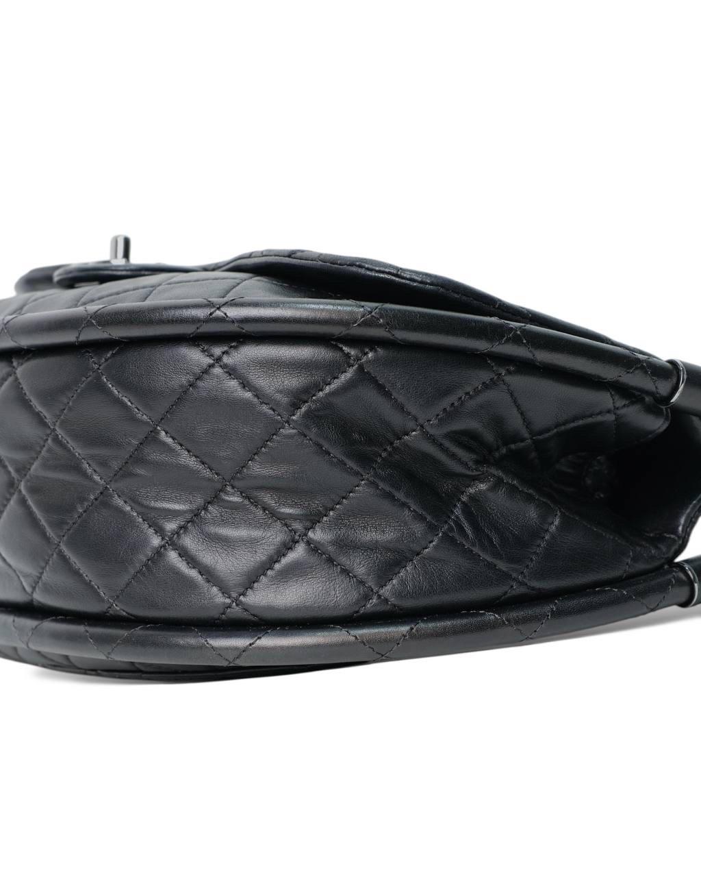 Borsa a Spalla  Chanel Hula Hoop Nera For Sale 9