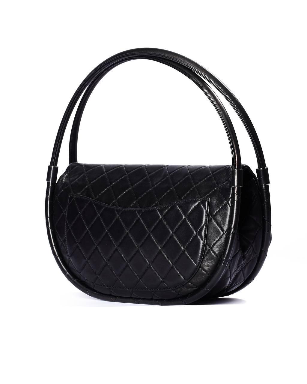 Women's Borsa a Spalla  Chanel Hula Hoop Nera For Sale