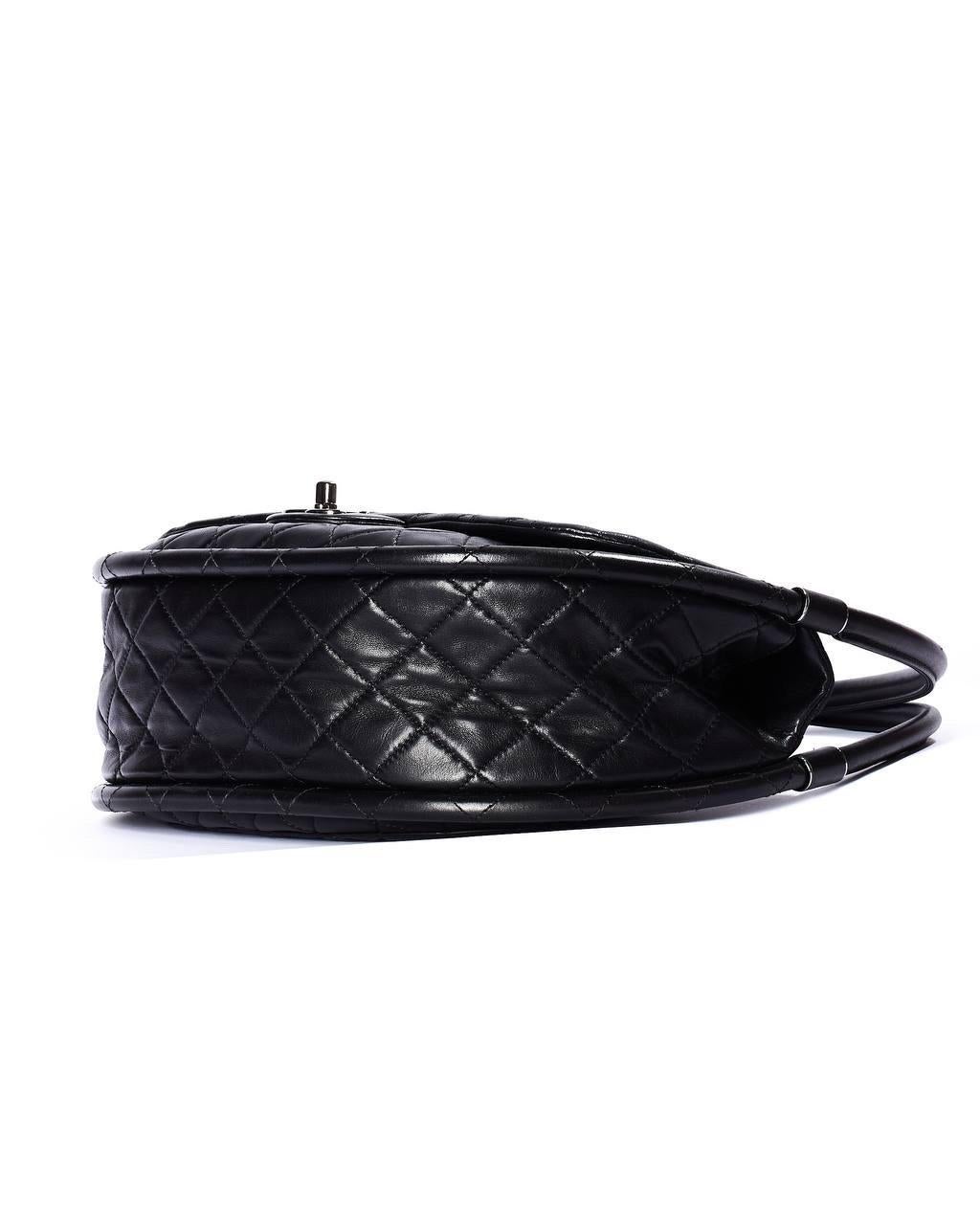 Borsa a Spalla  Chanel Hula Hoop Nera For Sale 4