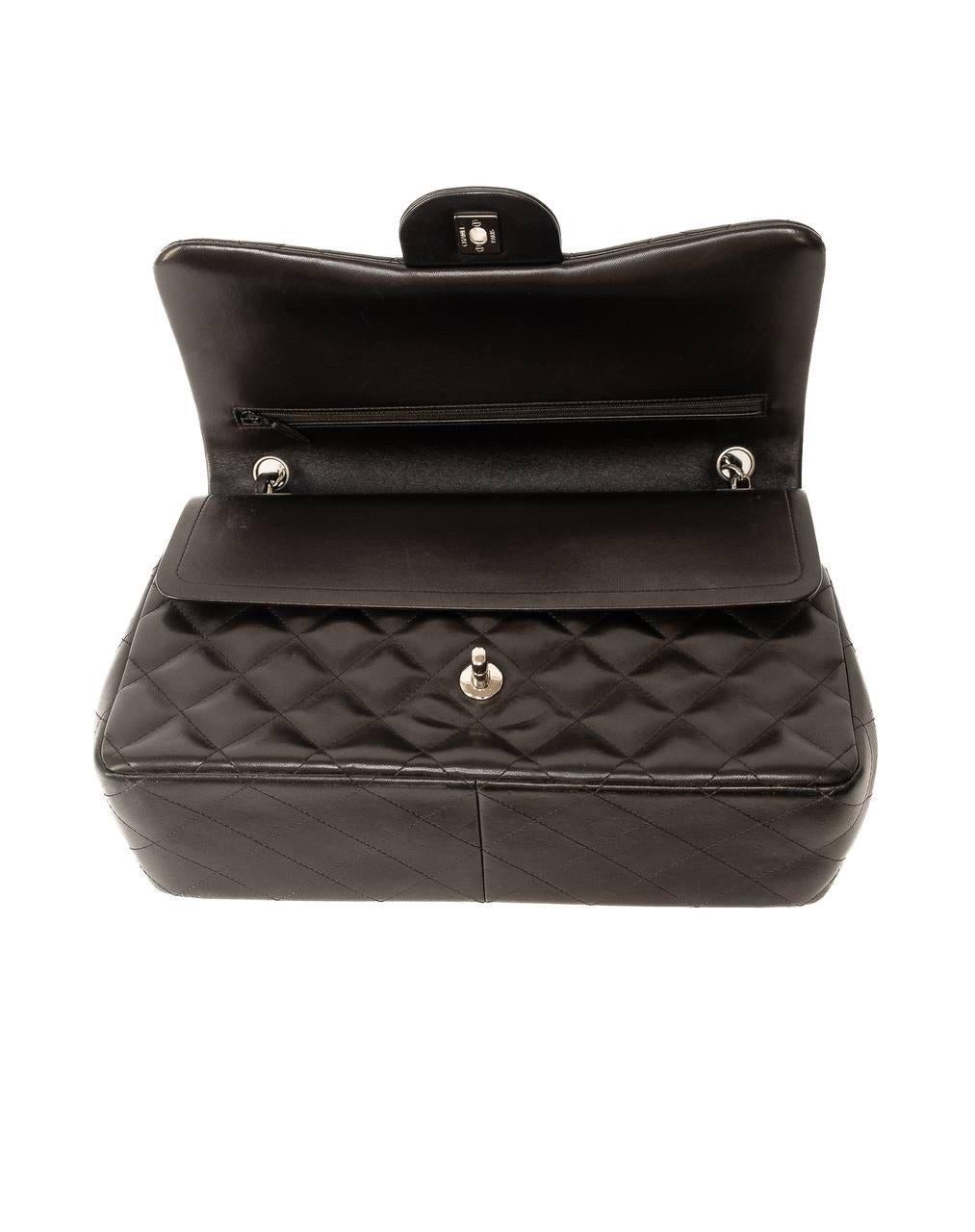 Women's Borsa A Spalla Chanel Jumbo Timeless Double-Flap Nera For Sale