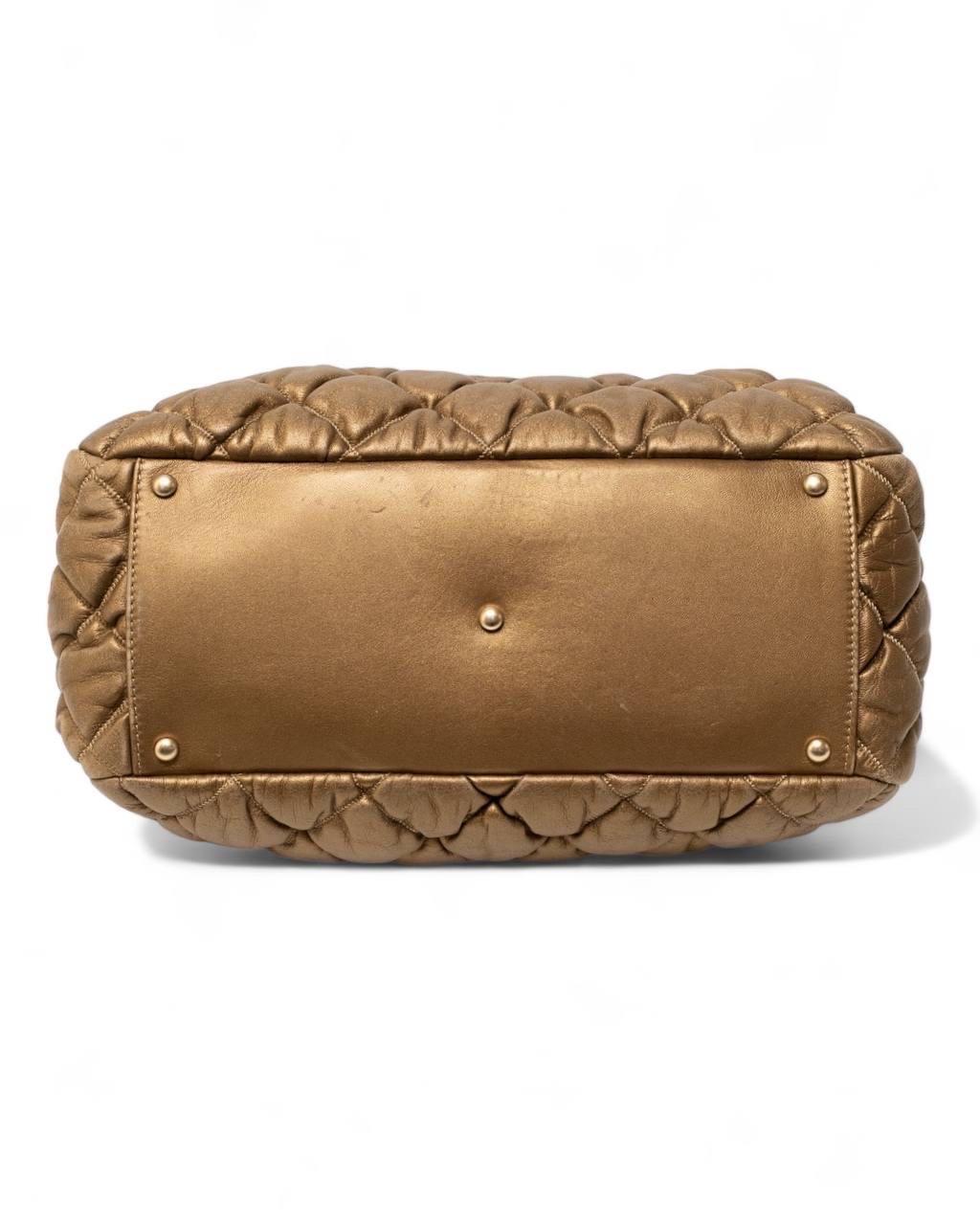Portachiavi con lettera iniziale a bolle color oro per borsa da
