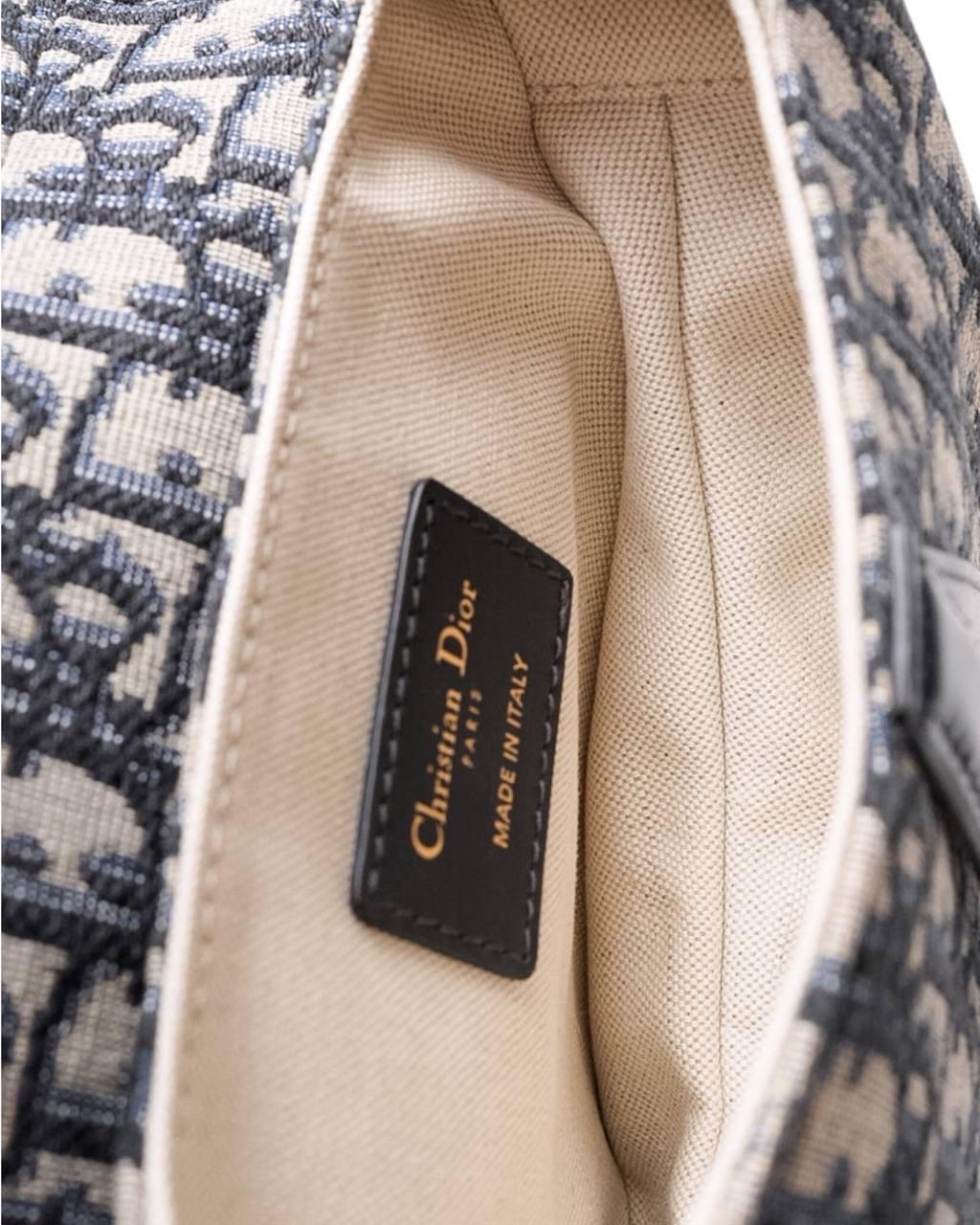 Borsa a Spalla Dior Sattel Mini-Jacquard-Mini-Jacquard-Schal in Schrägschnitt 7