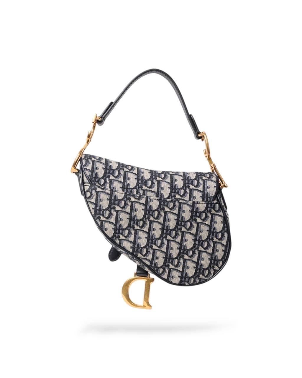 Borsa a Spalla Dior Sattel Mini-Jacquard-Mini-Jacquard-Schal in Schrägschnitt Damen