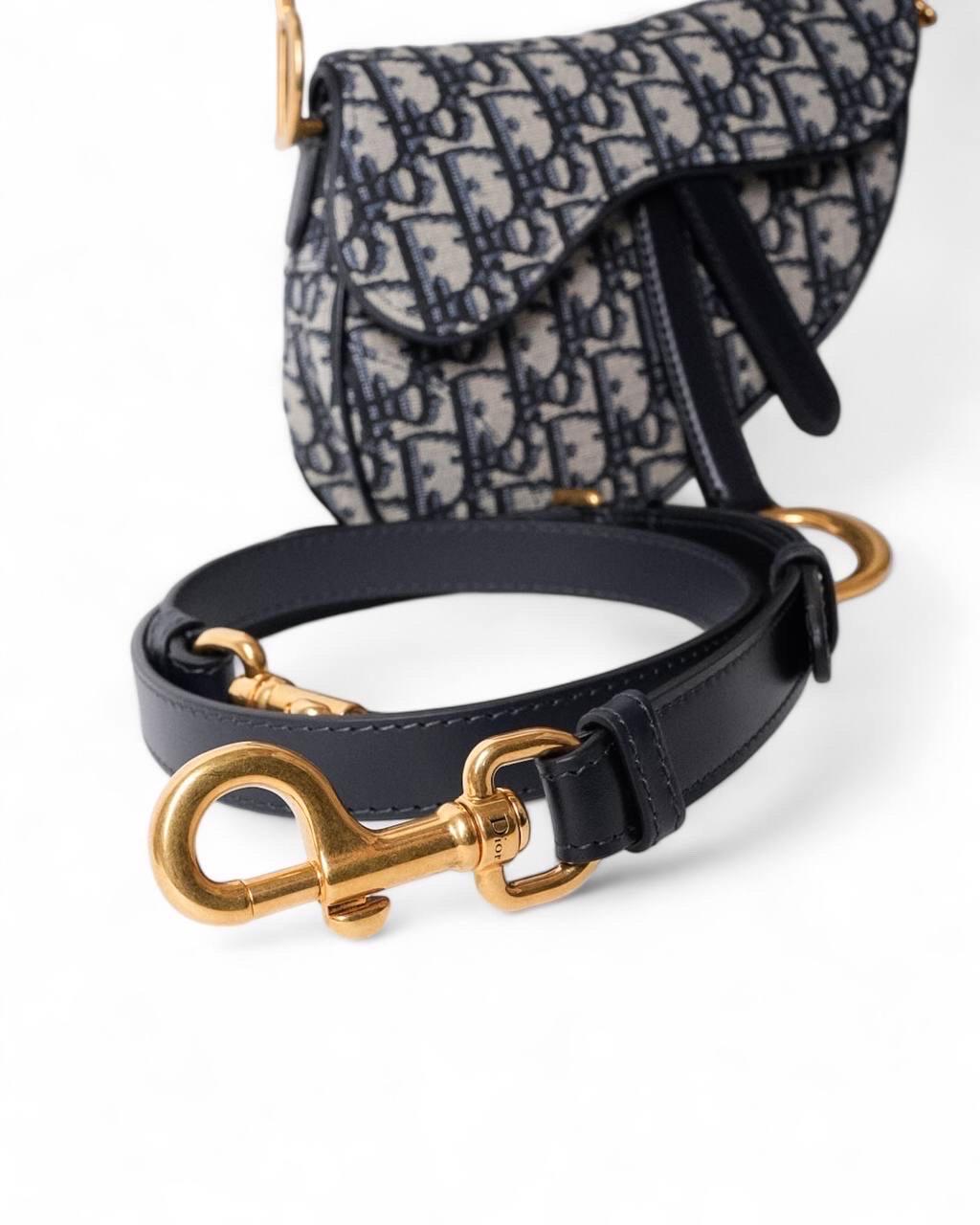 Borsa a Spalla Dior Sattel Mini-Jacquard-Mini-Jacquard-Schal in Schrägschnitt 3
