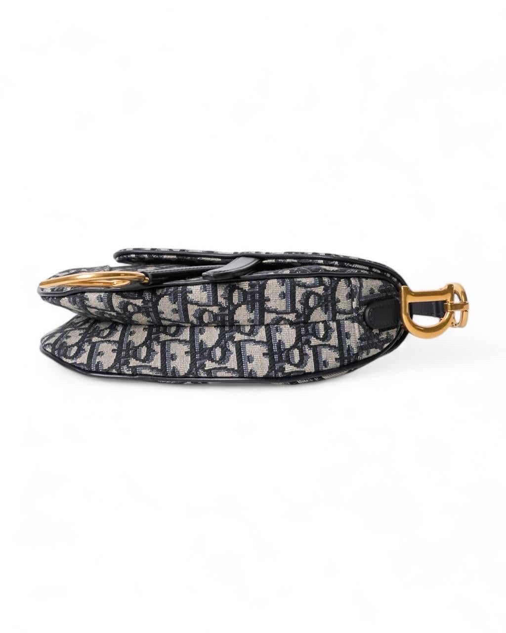 Borsa a Spalla Dior Sattel Mini-Jacquard-Mini-Jacquard-Schal in Schrägschnitt 4