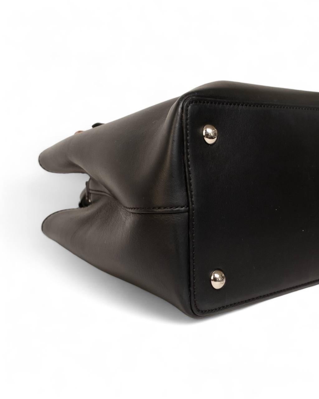 Borsa a Spalla Fendi 2Jours PM Rainbow Nera For Sale 4
