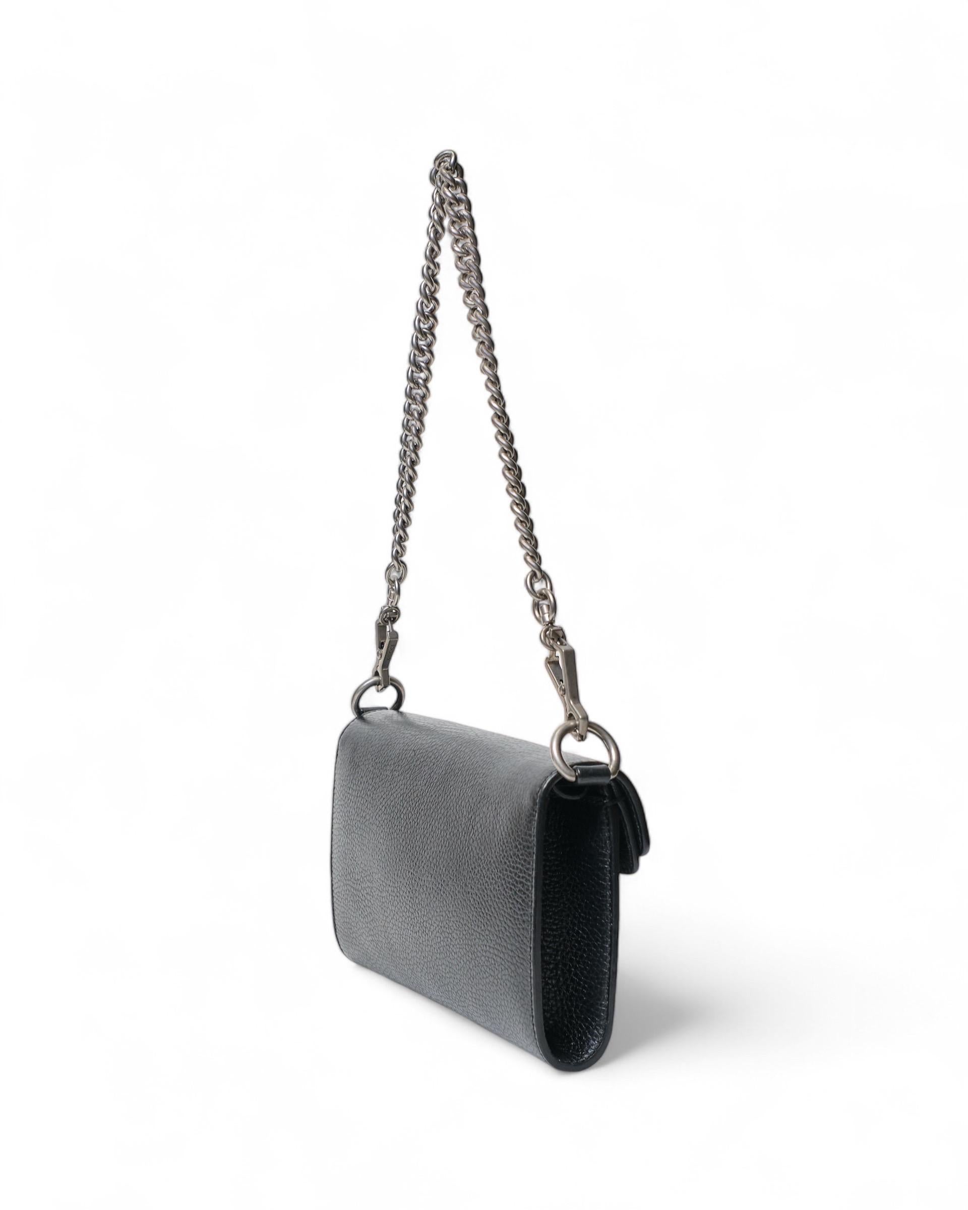 Women's Borsa a Spalla Gucci Dionysus Long Double Nera For Sale
