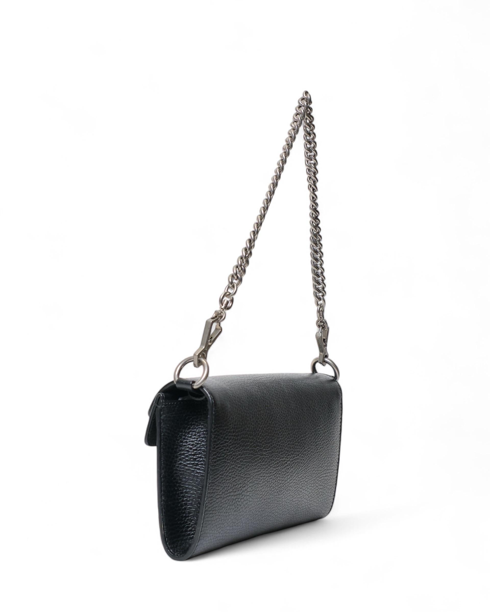 Borsa a Spalla Gucci Dionysus Long Double Nera For Sale 1