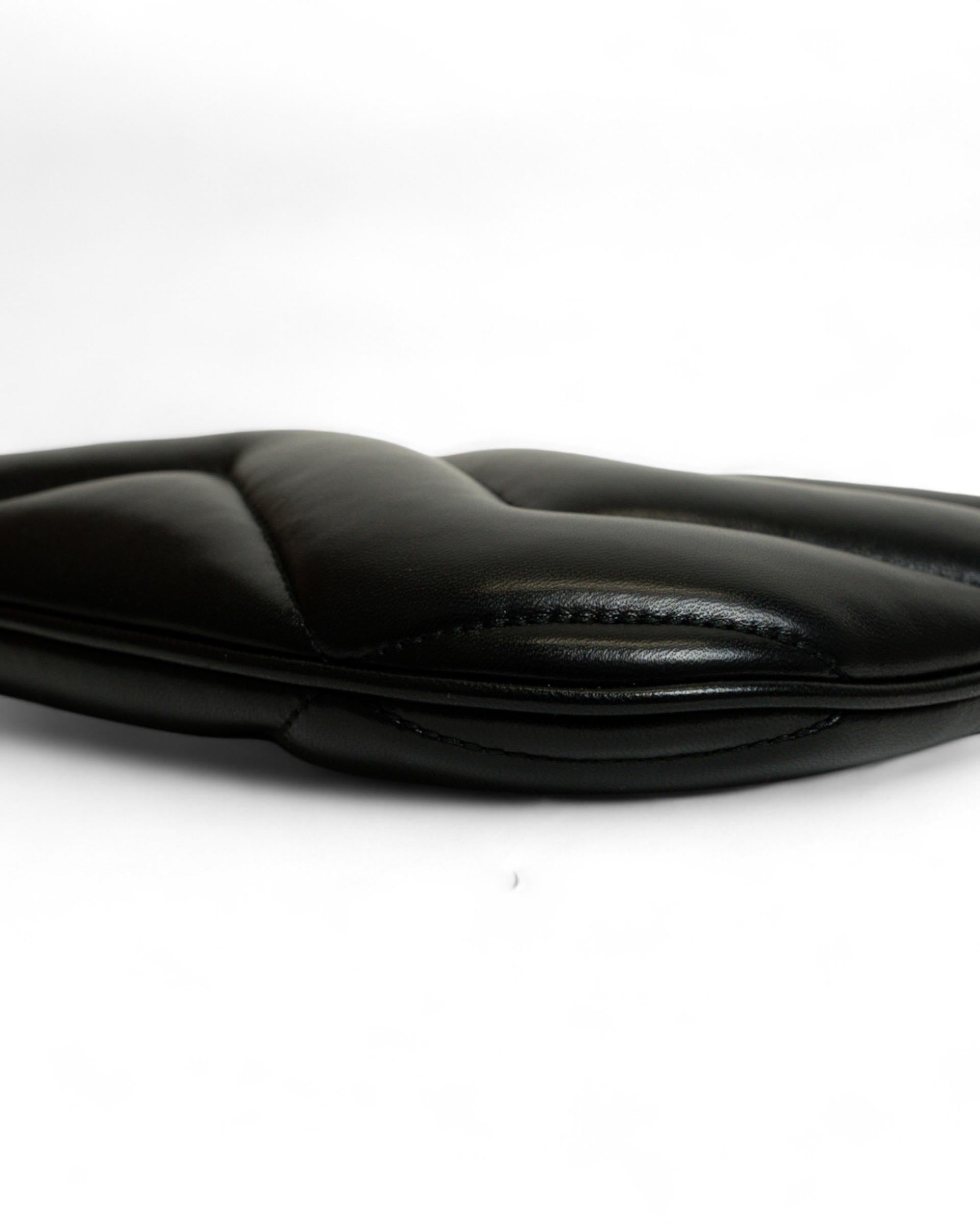 Borsa a Spalla Gucci Marmont Hobo Small Nera 4