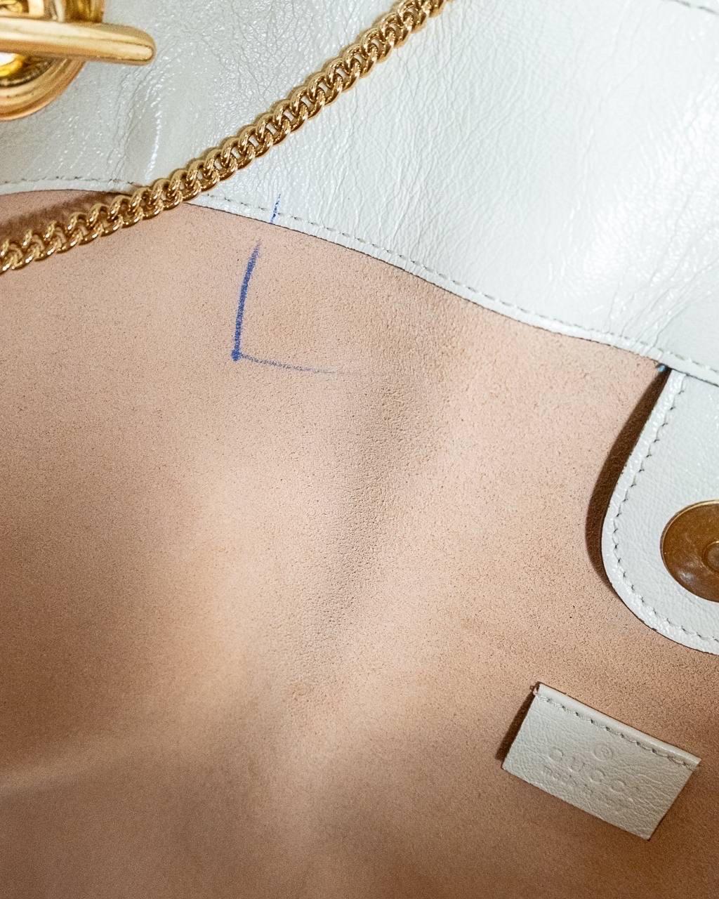 Borsa a Spalla Gucci Rajah Tote Large Beige For Sale 8