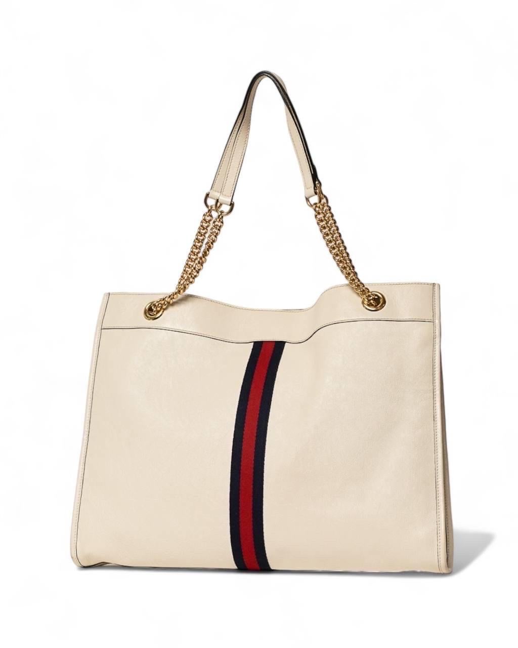 Borsa a Spalla Gucci Rajah Tote Large Beige For Sale 2