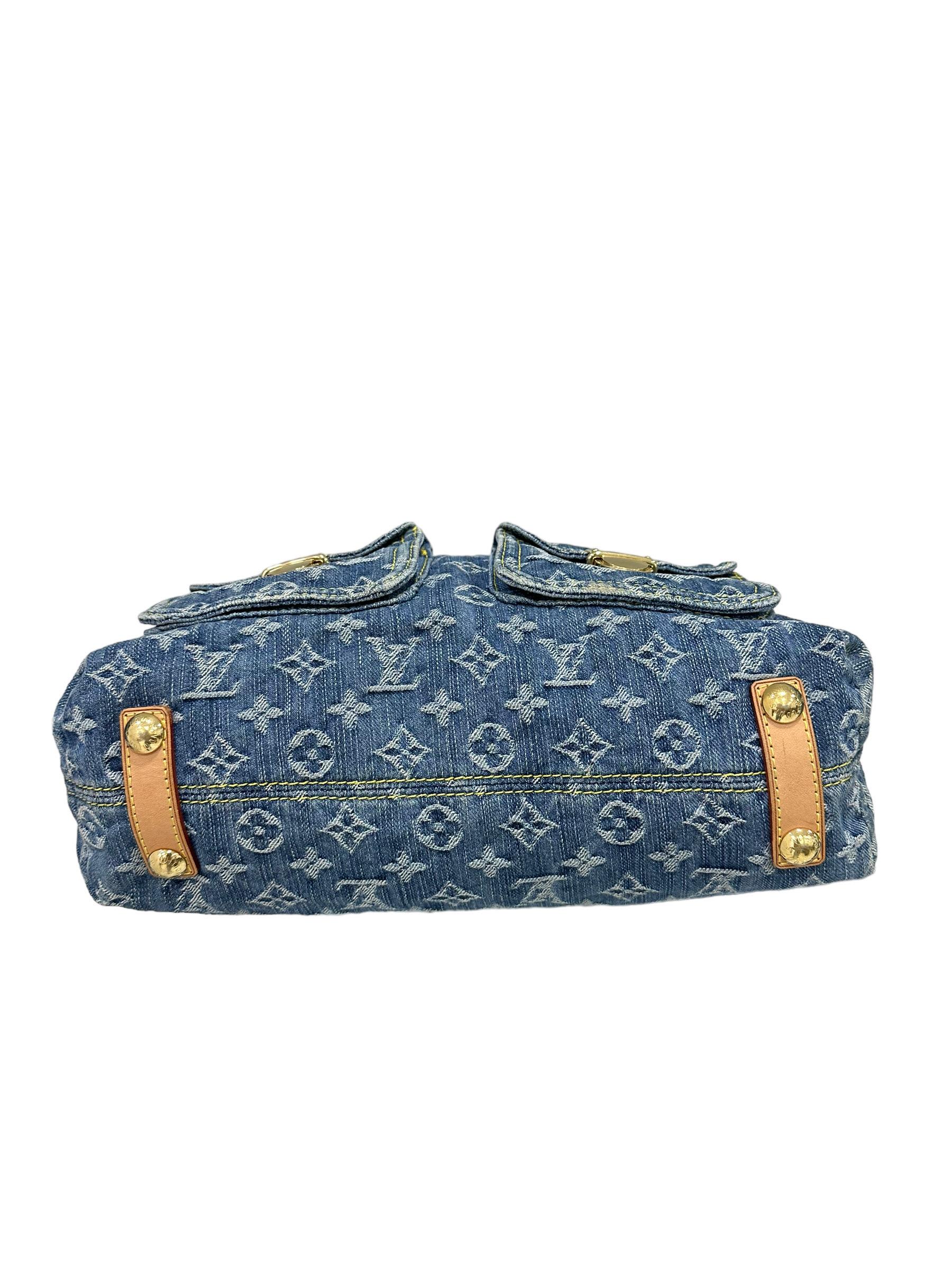Borsa A Spalla Louis Vuitton Baggy GM Denim 2006 7