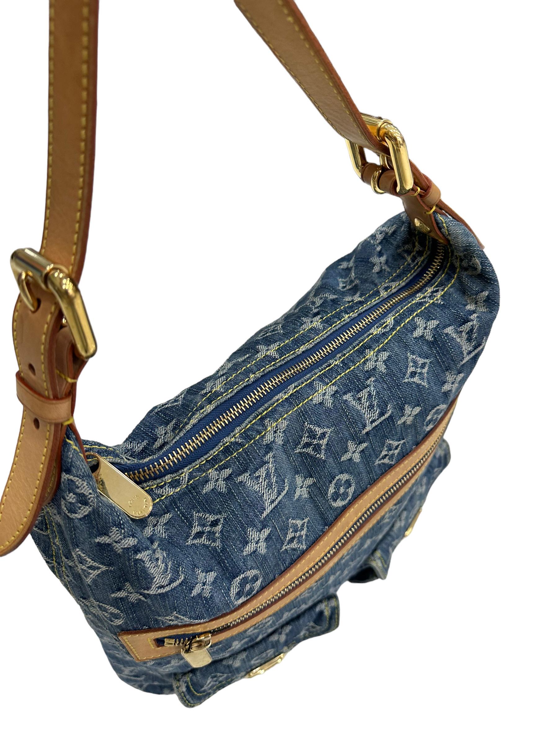 Borsa A Spalla Louis Vuitton Baggy GM Denim 2006 In Good Condition In Torre Del Greco, IT