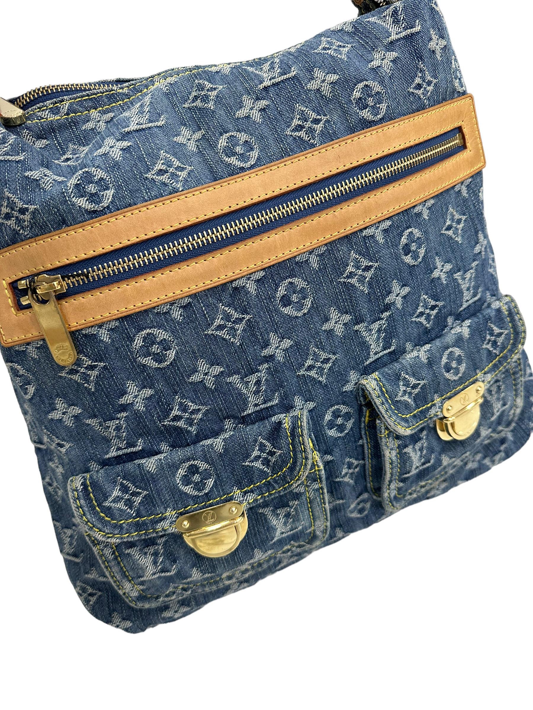 Borsa A Spalla Louis Vuitton Baggy GM Denim 2006 1