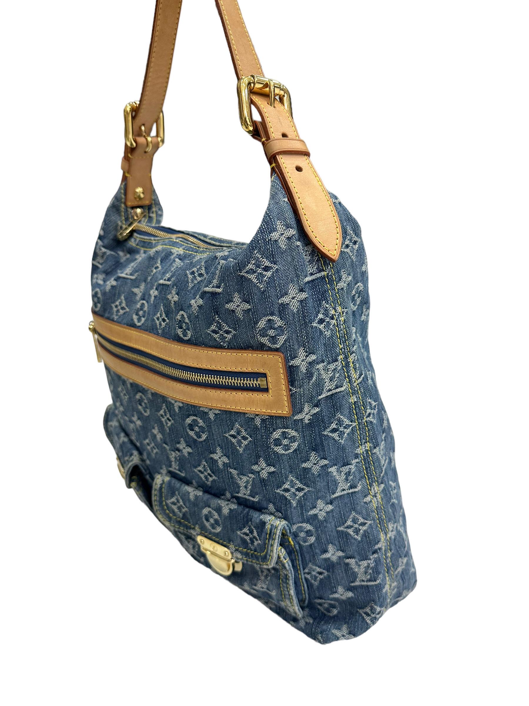 Borsa A Spalla Louis Vuitton Baggy GM Denim 2006 2