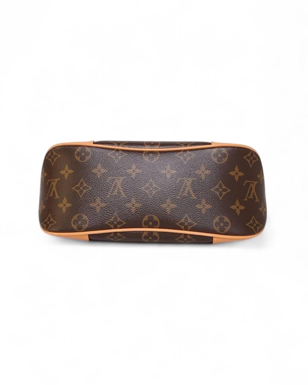 Borsa a Spalla Louis Vuitton Boulogne Monogram Marrone 5