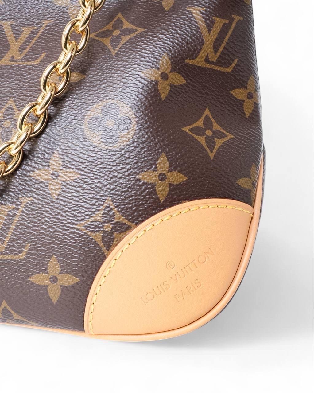 Borsa a Spalla Louis Vuitton Boulogne Monogram Marrone In Good Condition In Torre Del Greco, IT