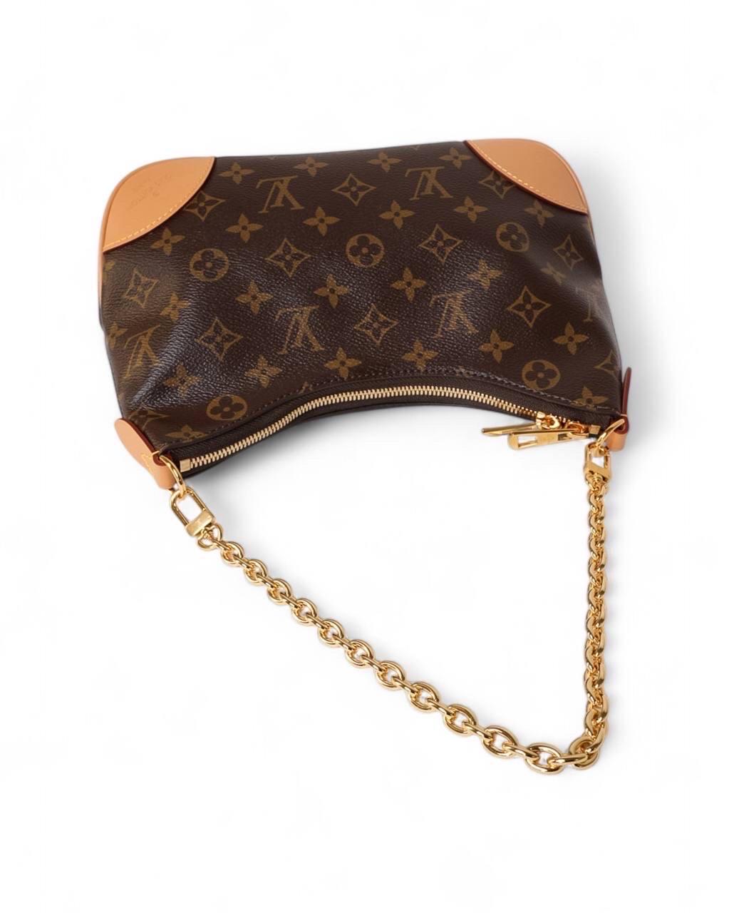 Borsa a Spalla Louis Vuitton Boulogne Monogram Marrone 2