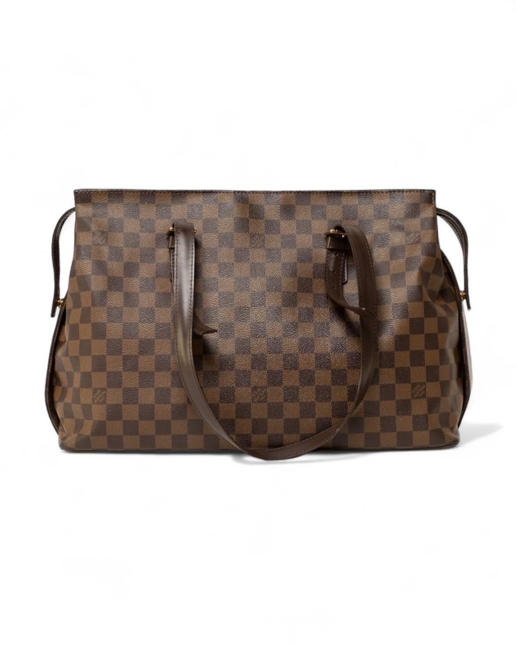 Borsa a Spalla Louis Vuitton Chelsea GM Damier Ebene In Good Condition For Sale In Torre Del Greco, IT