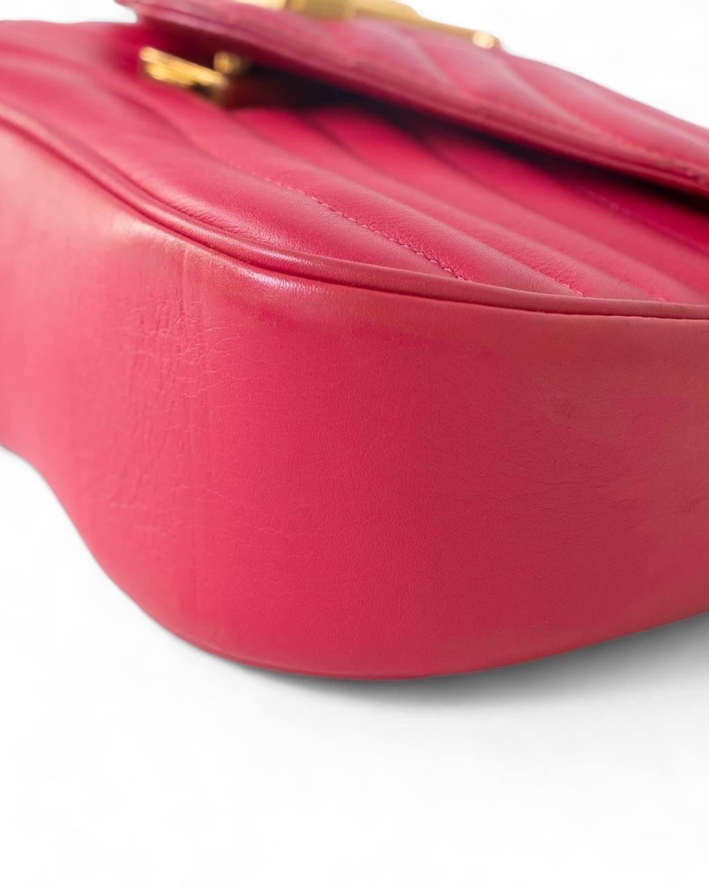 Borsa a spalla Louis Vuitton New Wave MM Fragola For Sale 3