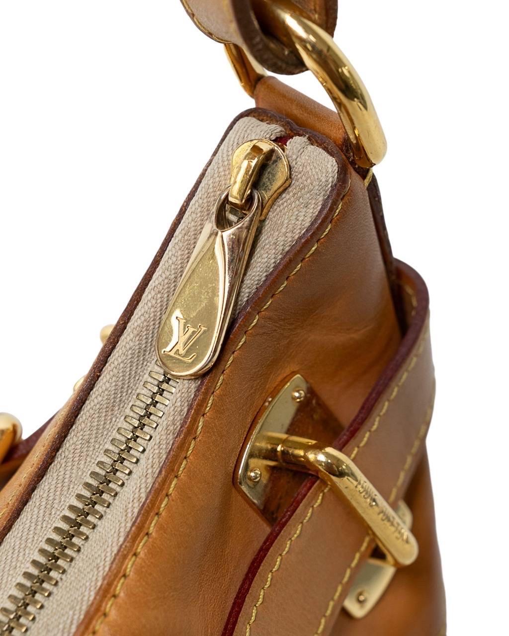 Borsa a Spalla Louis Vuitton Greta GM Multicolor Bianco 7