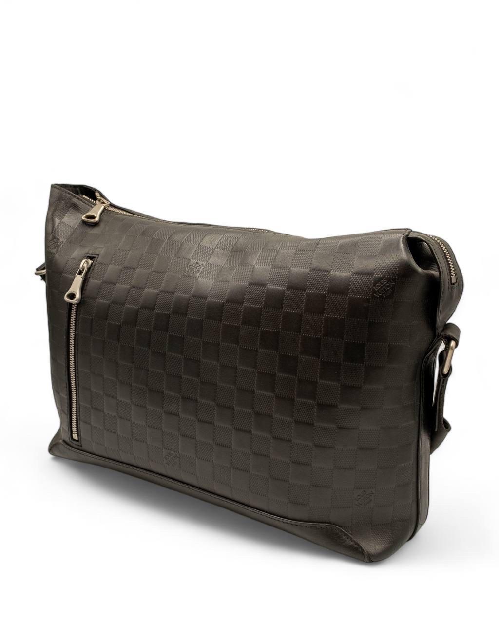 Black Borsa a Spalla Louis Vuitton Mick GM Damier Infini