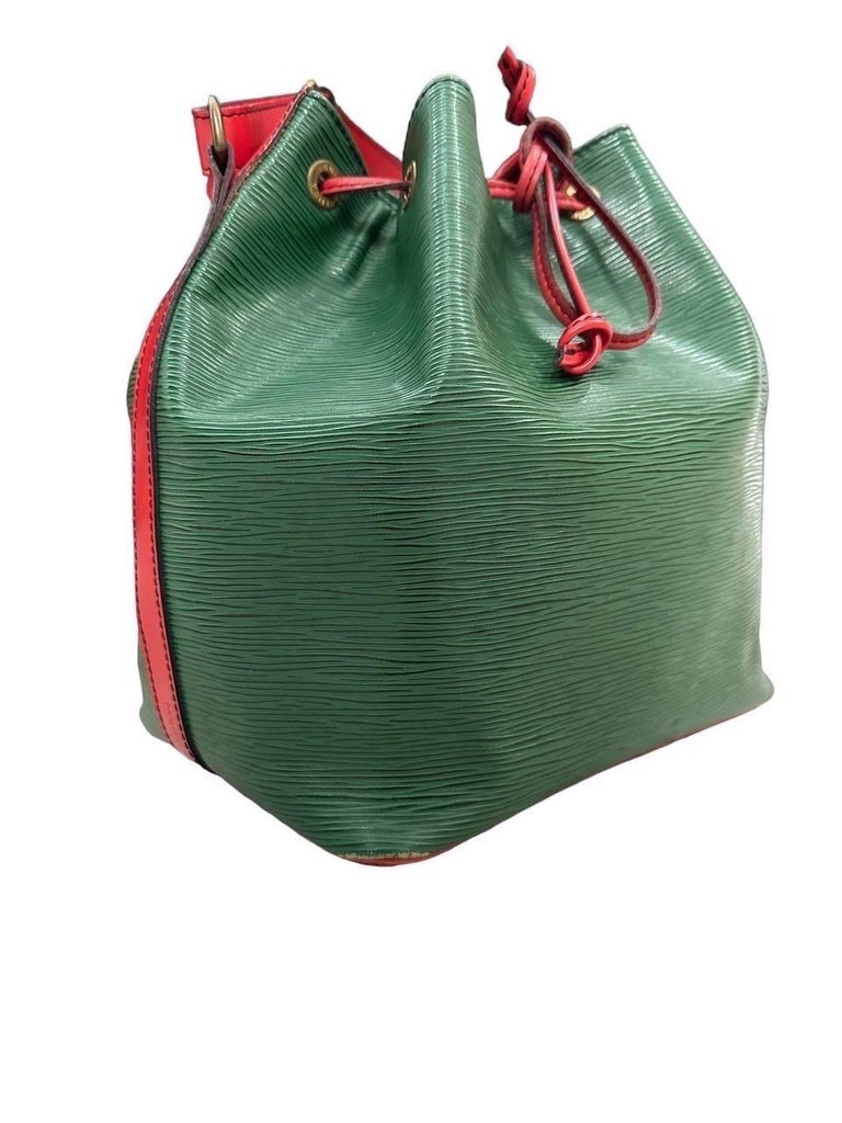 Louis Vuitton, Bags, Authentic Louis Vuitton Green Noe Mm