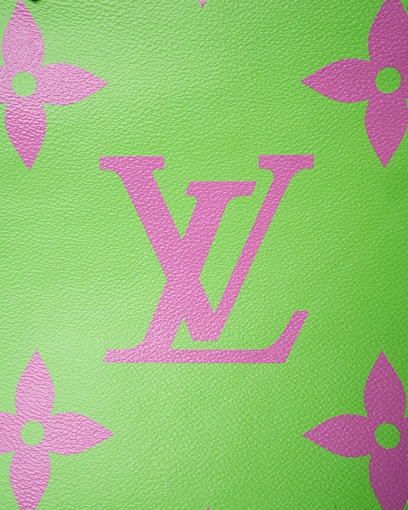 Borsa a spalla Louis Vuitton Onthego GM Monogram Giant Multicolor Fluo 5