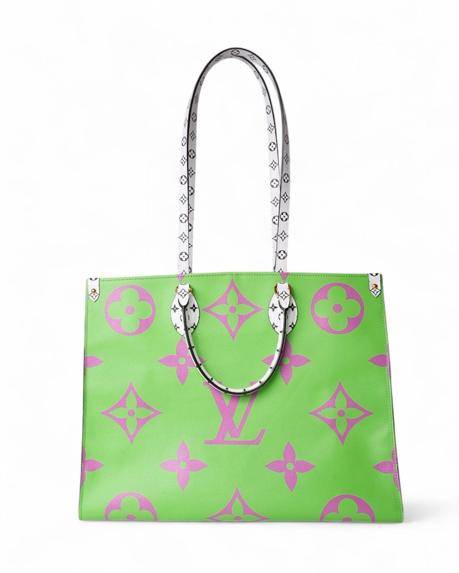 Borsa a spalla Louis Vuitton Onthego GM Monogram Giant Multicolor Fluo 1
