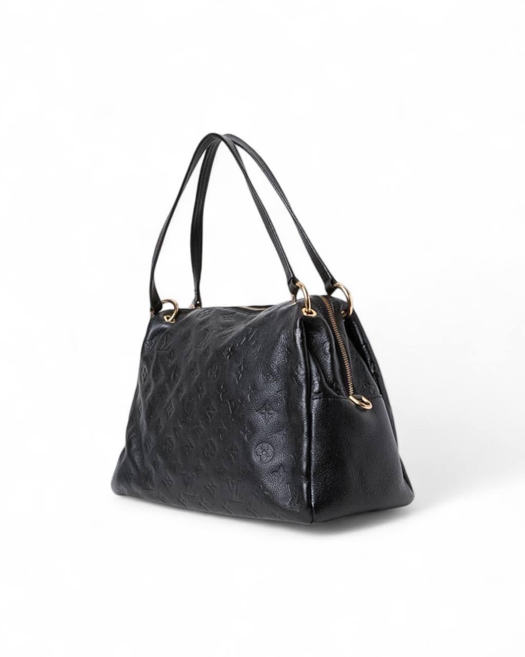 Borsa a spalla Louis Vuitton Ponthieu MM Pelle Empreinte Monogramm Nera, Borsa a spalla Damen
