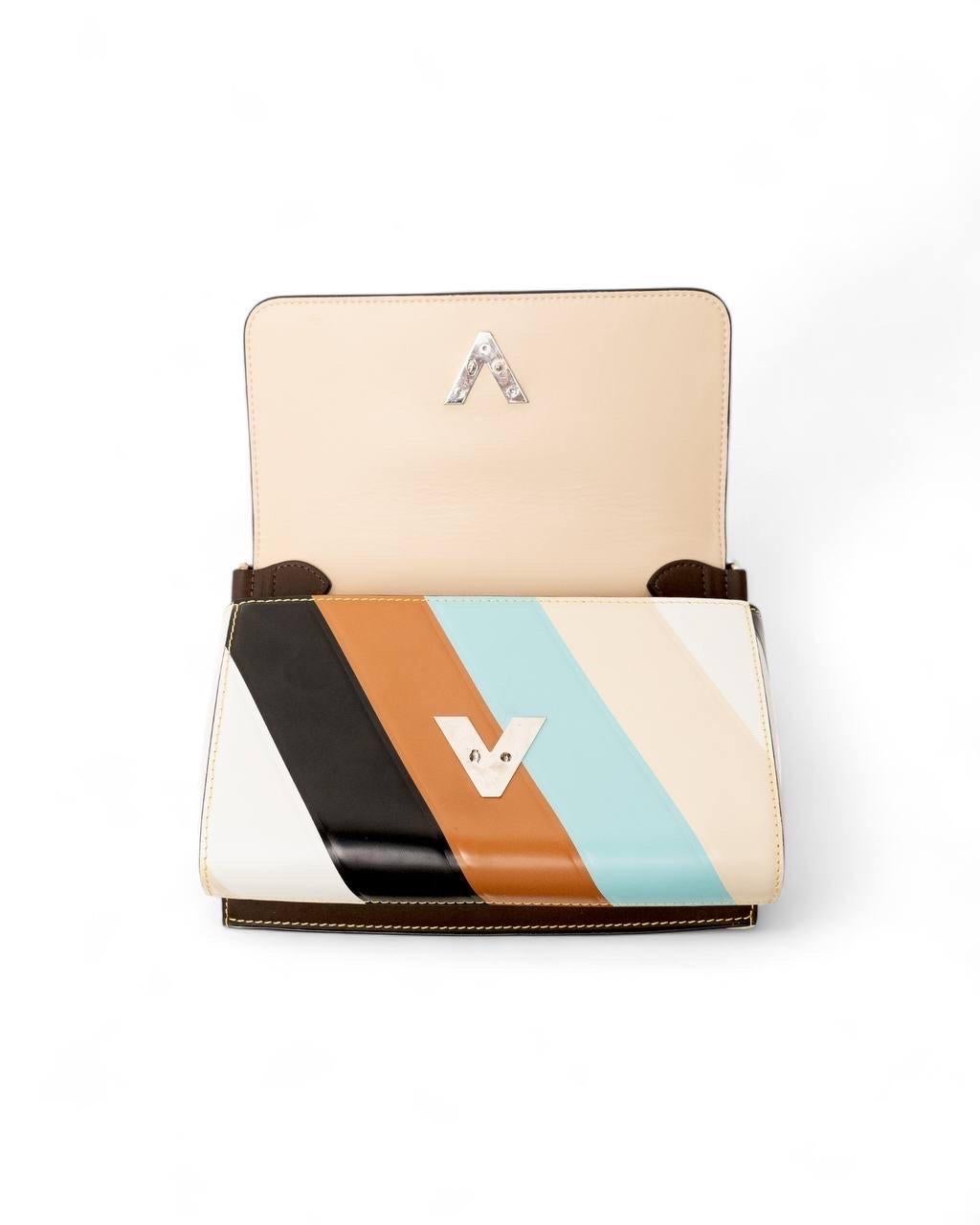 Borsa A Spalla Louis Vuitton Twist Stripes MM 7