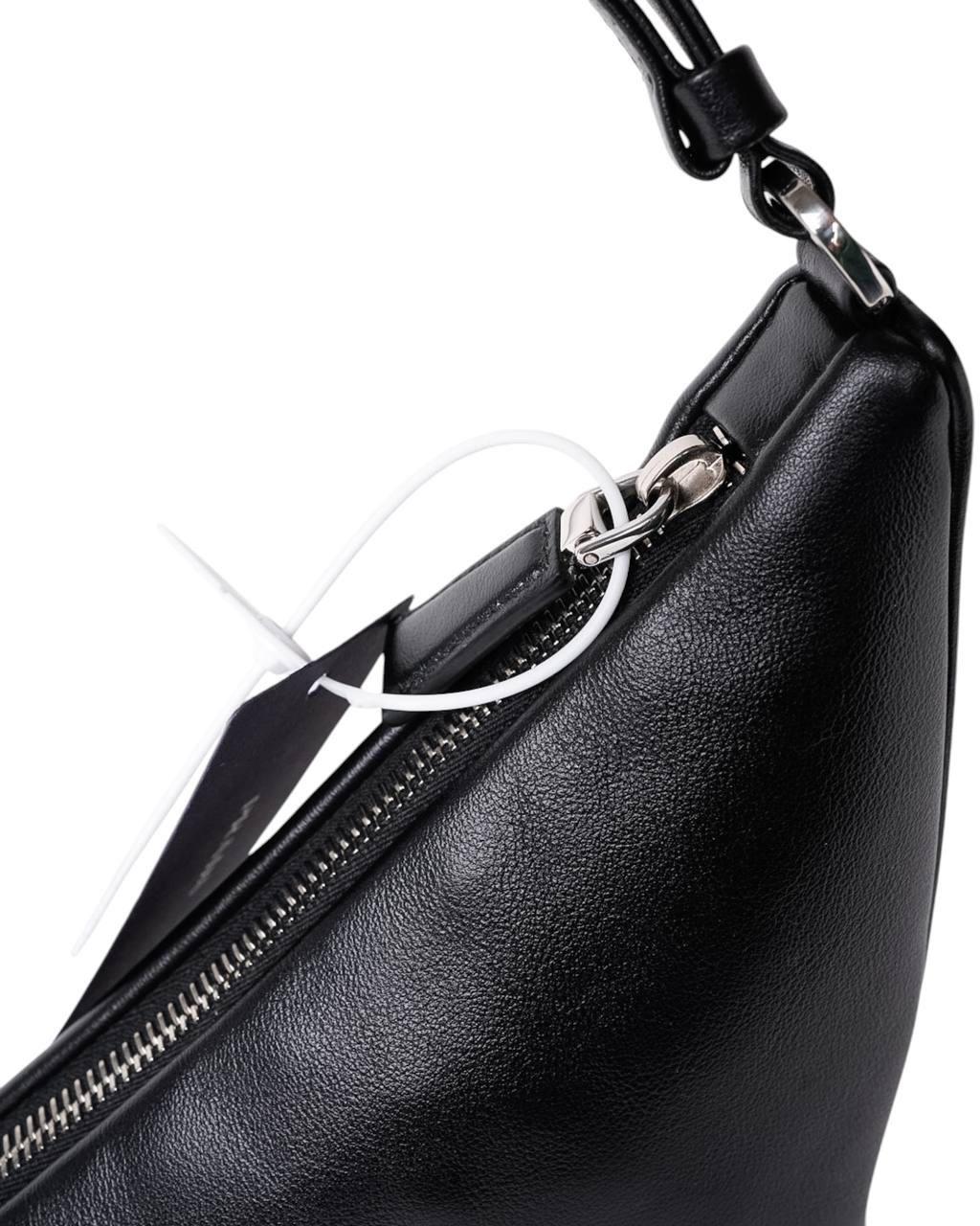 Borsa A Spalla Prada Triangle Logo Nero For Sale 1