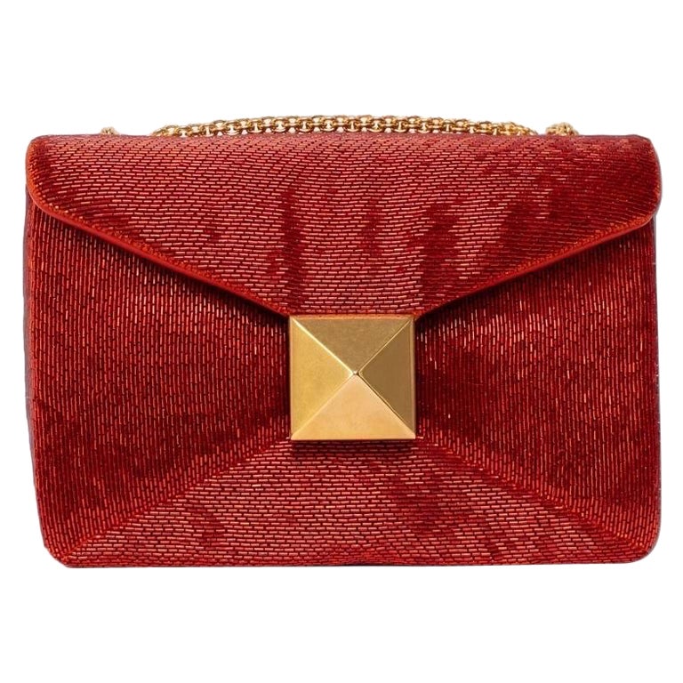 Borsa a spalla Valentino Ein-Ohrstecker L.E. Rossa
