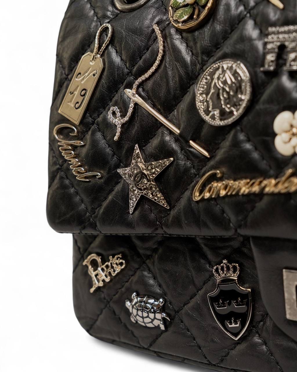 Borsa A Tracolla Chanel 2.55 Reissue Lucky Charm Paris Nera 4