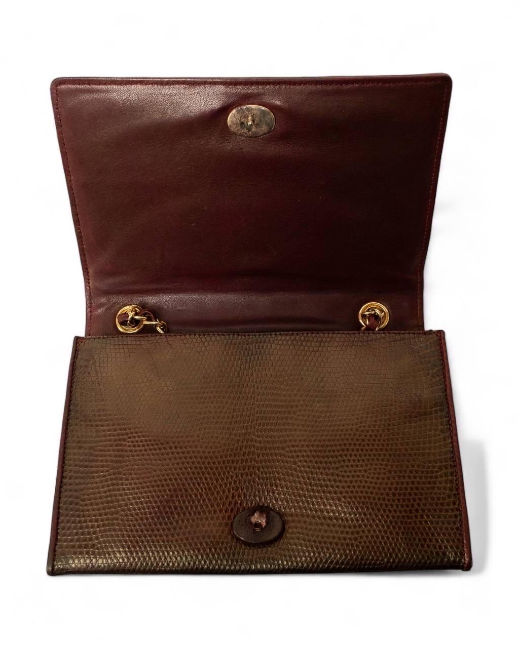 Borsa a Tracolla Chanel  Bordeaux Vintage 7