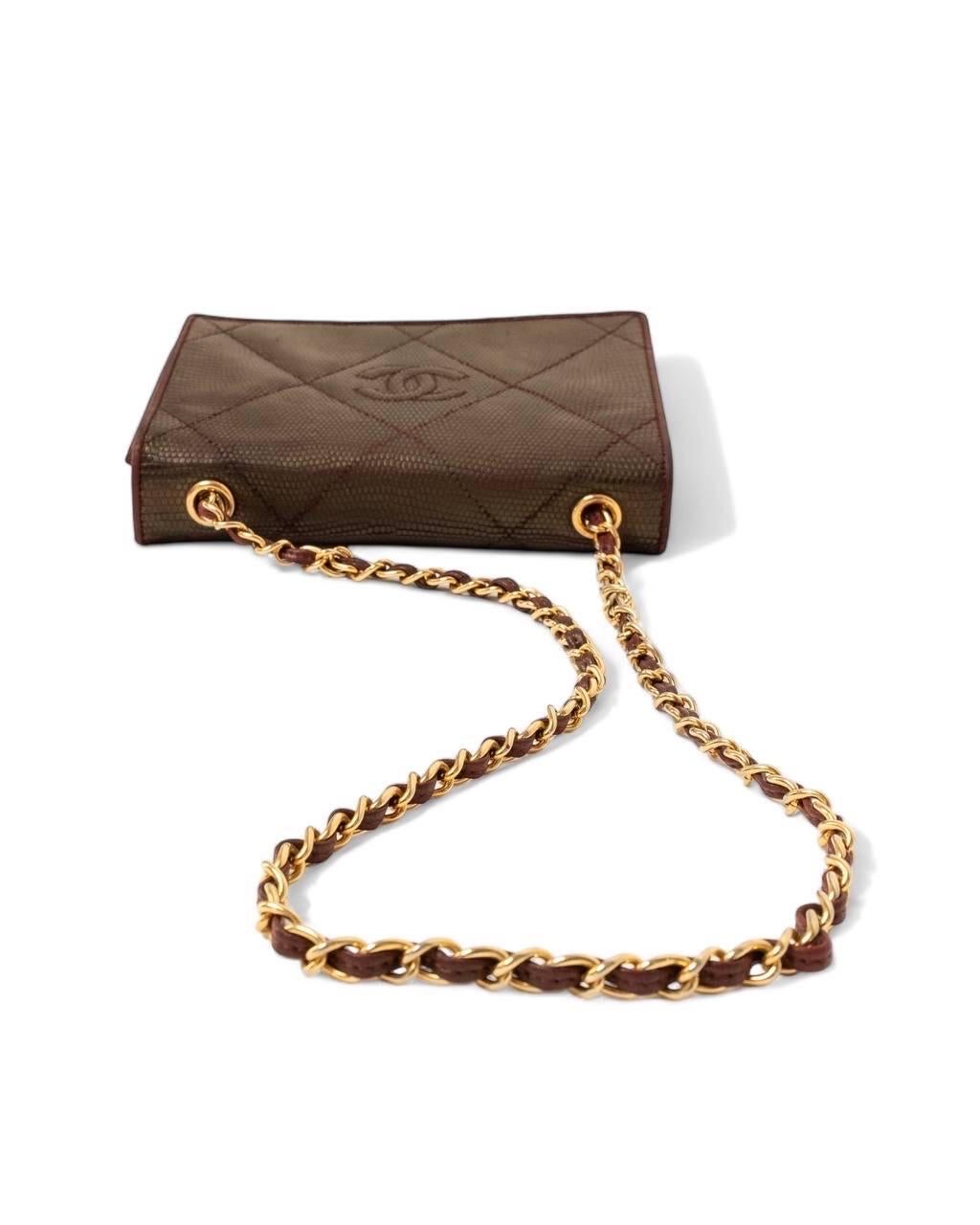 Borsa a Tracolla Chanel  Bordeaux Vintage 3