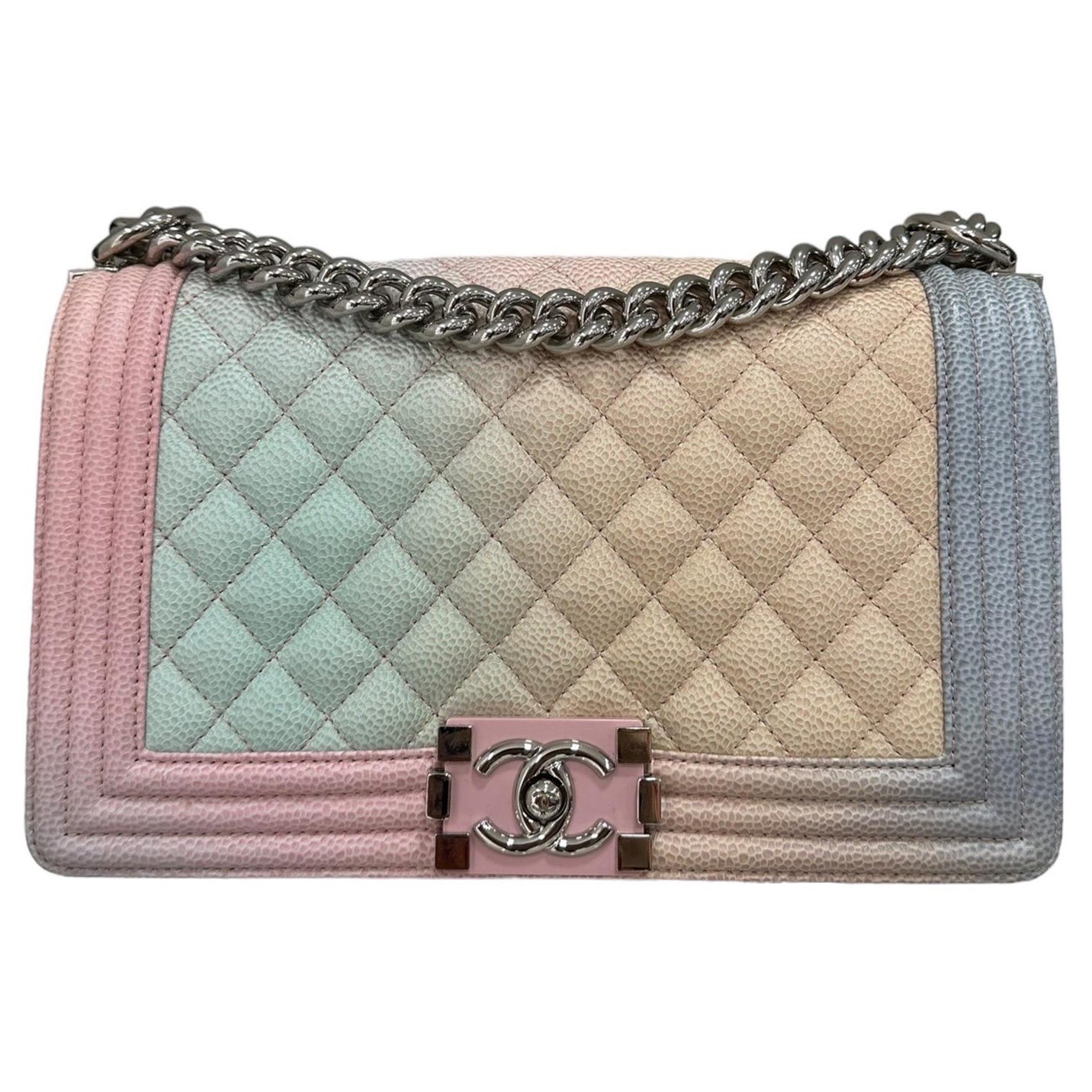 Borsa A Tracolla Chanel Boy Regenbogen Kaviar Media 2018