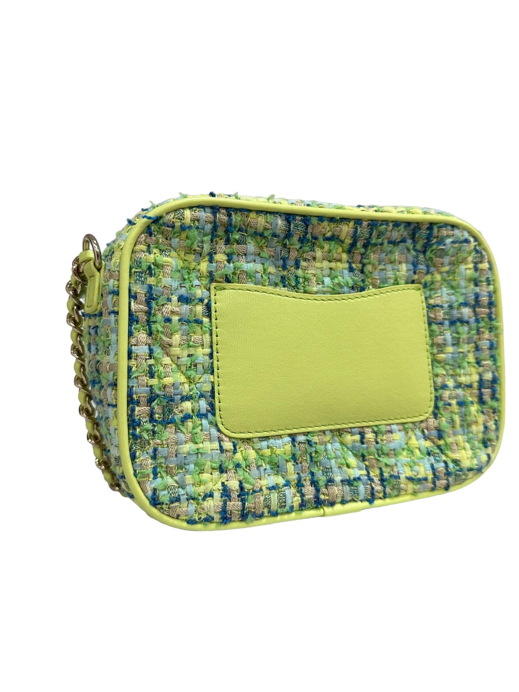 Borsa A Tracolla Chanel Camera Bag Tweed Lime 2019 For Sale 4