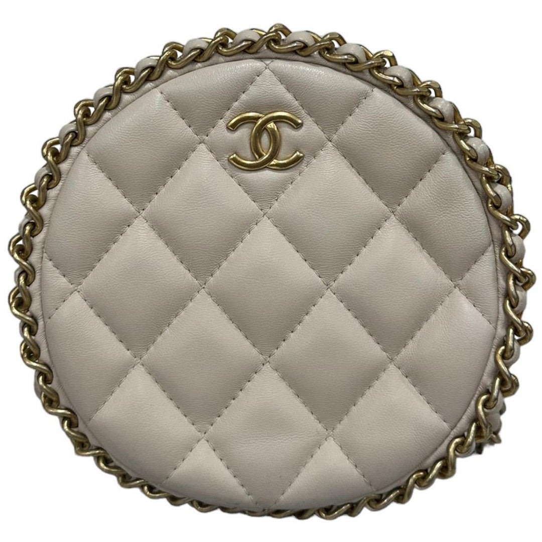 Borsa A Tracolla Chanel - Sac rond beige 2020