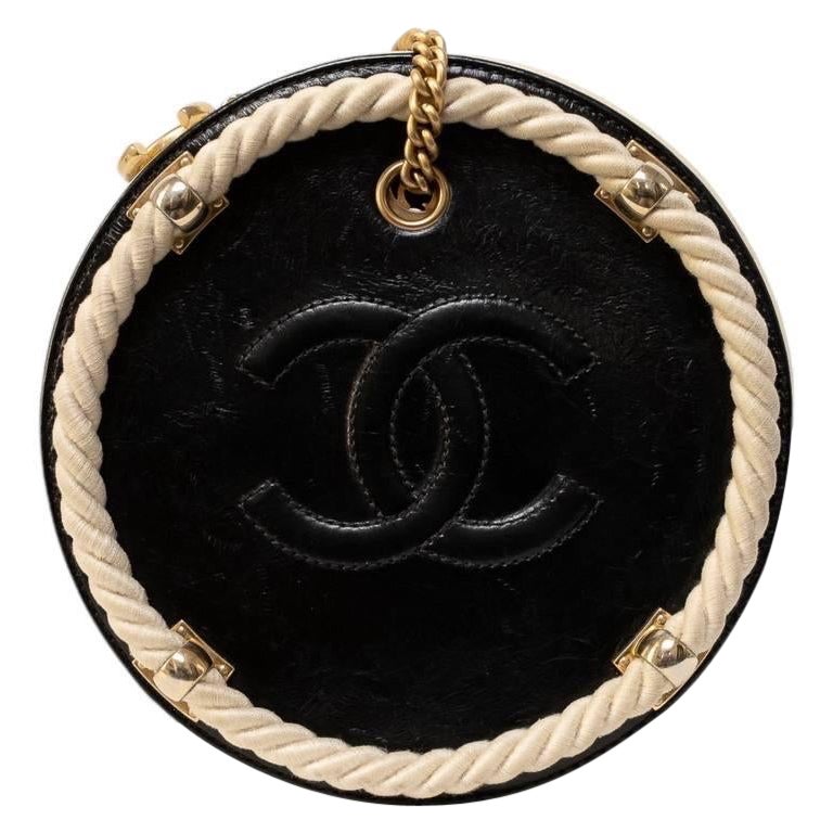 Borsa a Tracolla Chanel Runde Tasche Bicolor im Angebot
