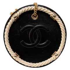 Borsa a Tracolla Chanel Round Bag Bicolor