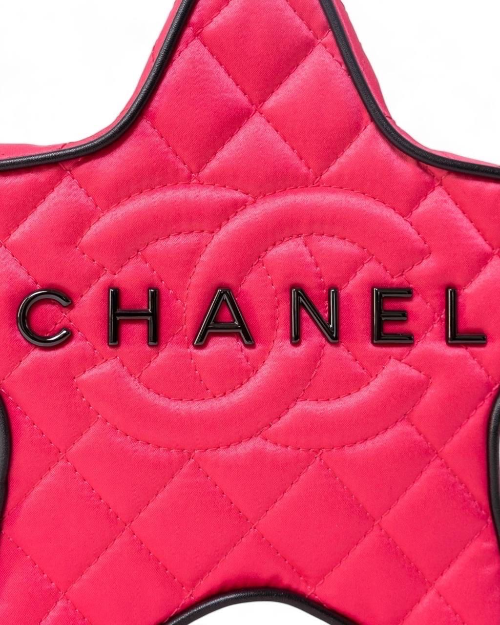 Borsa a Tracolla Chanel Star Bag Bicolor Fucsia L.E For Sale 8