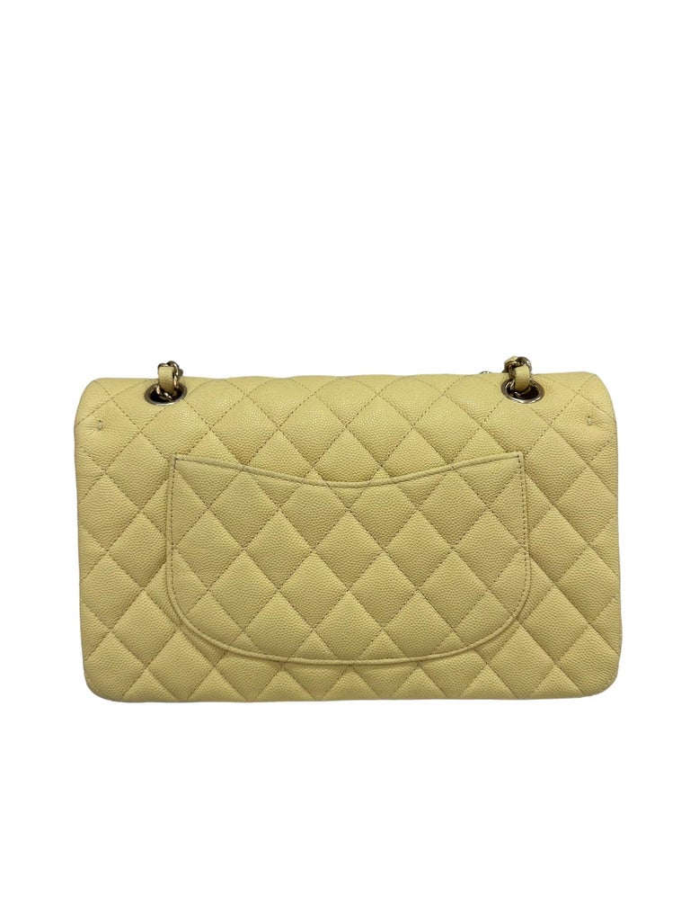 Borsa A Tracolla Chanel Timeless 2.55 Caviar Gialla 2023 For Sale at 1stDibs