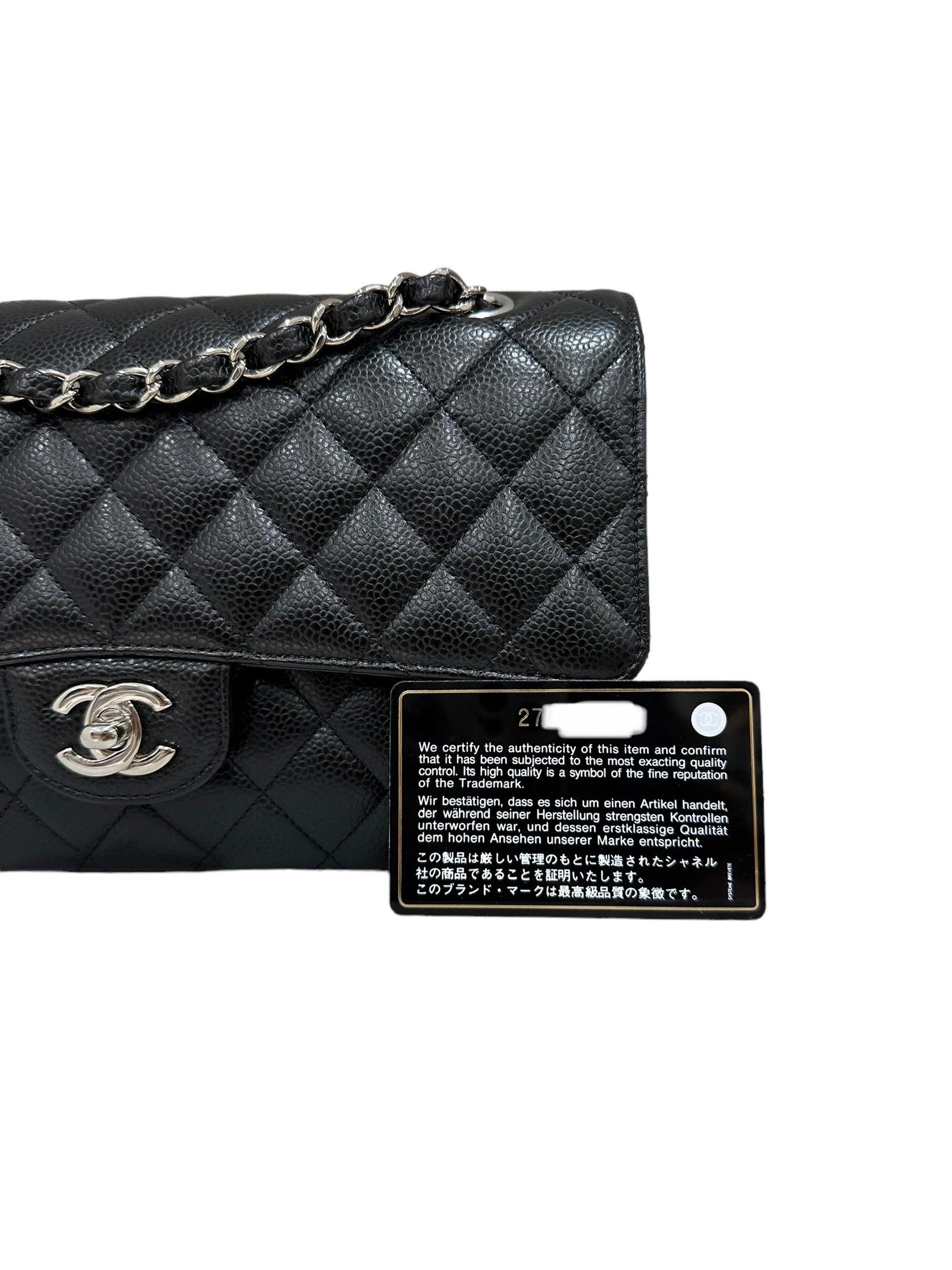 Borsa A Tracolla Chanel Timeless 2.55 Caviar Nera 2019 For Sale 10