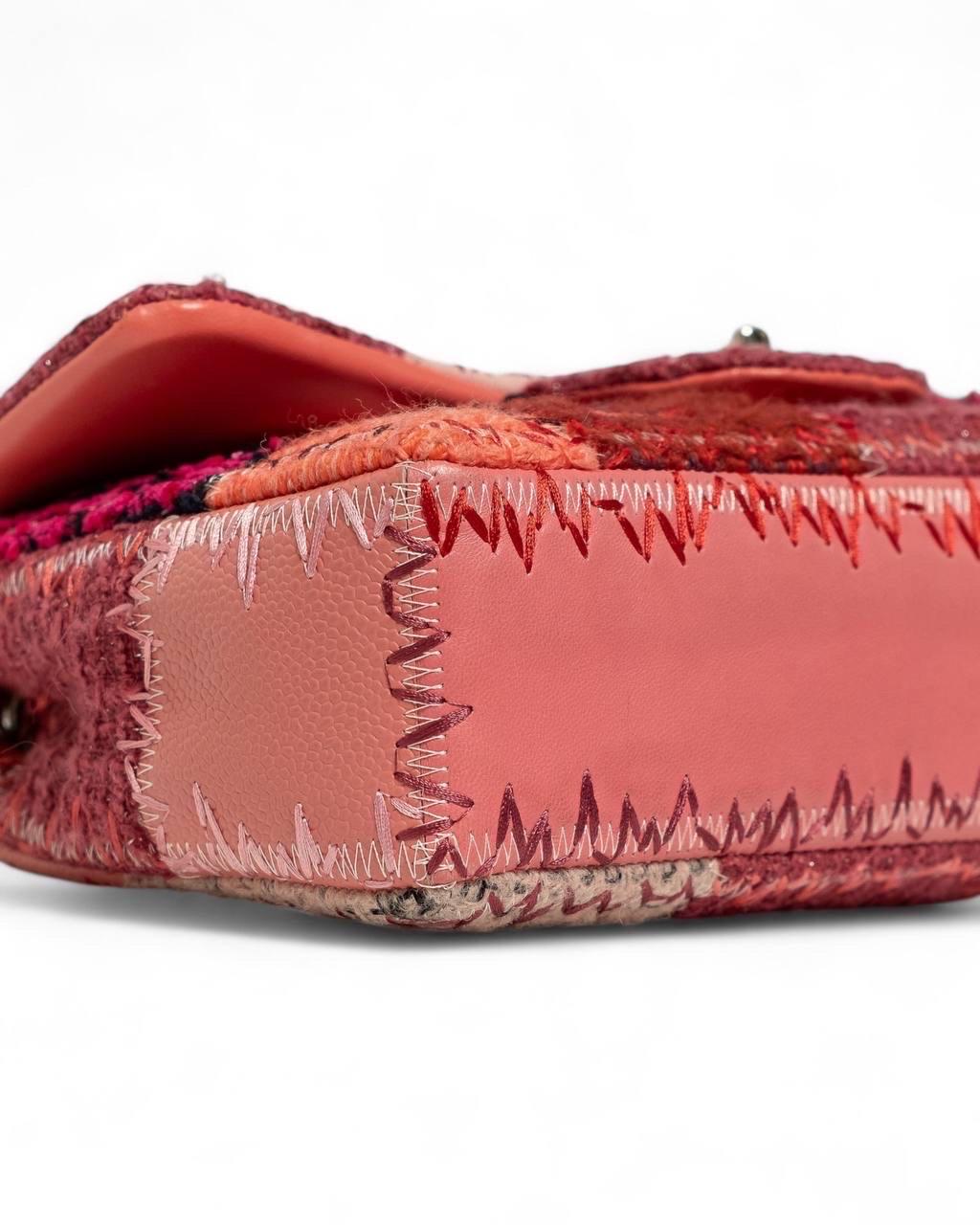 Borsa a Tracolla Chanel Timeless 2.55 Patchwork Fucsia For Sale 8