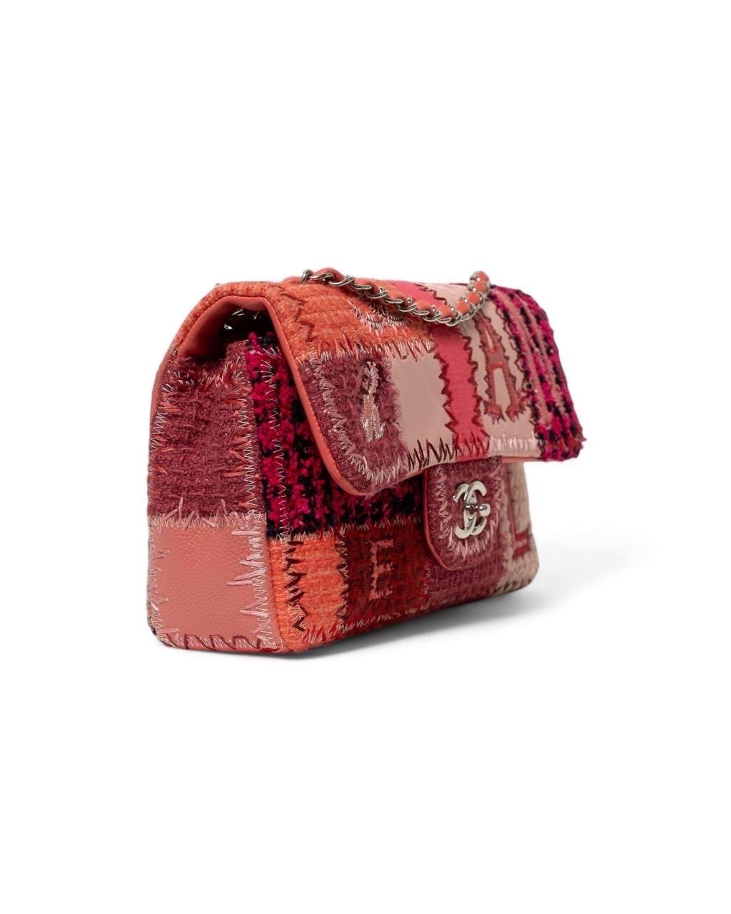 Borsa a Tracolla Chanel Timeless 2.55 Patchwork Fucsia For Sale 1