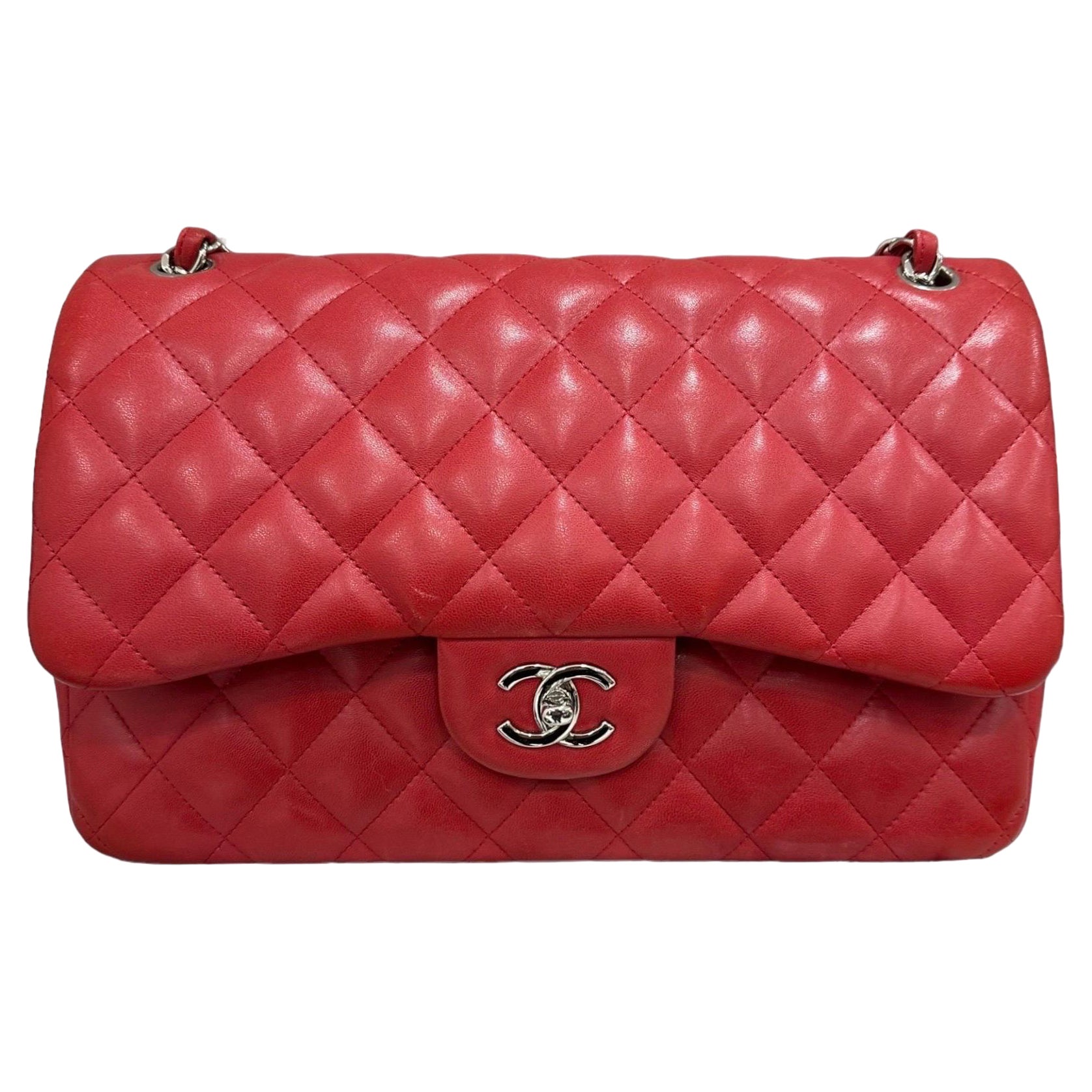 Borsa A Tracolla Chanel Timeless Jumbo Rossa 2013/2014