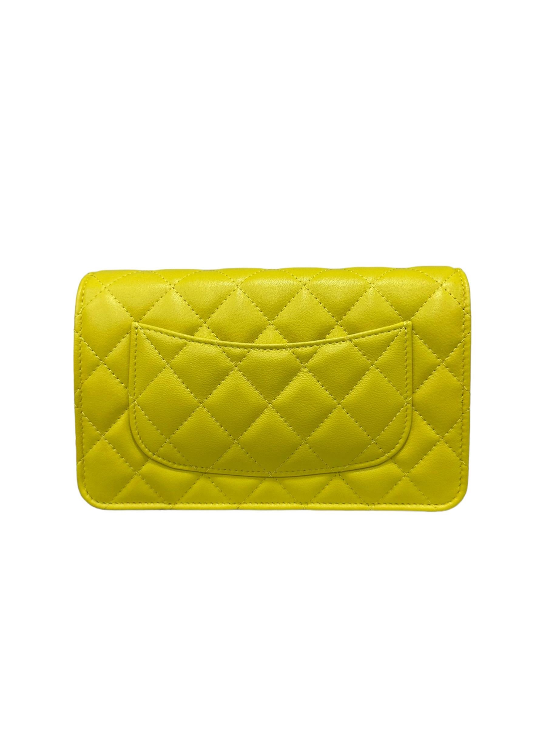 Borsa chanel gialla clearance
